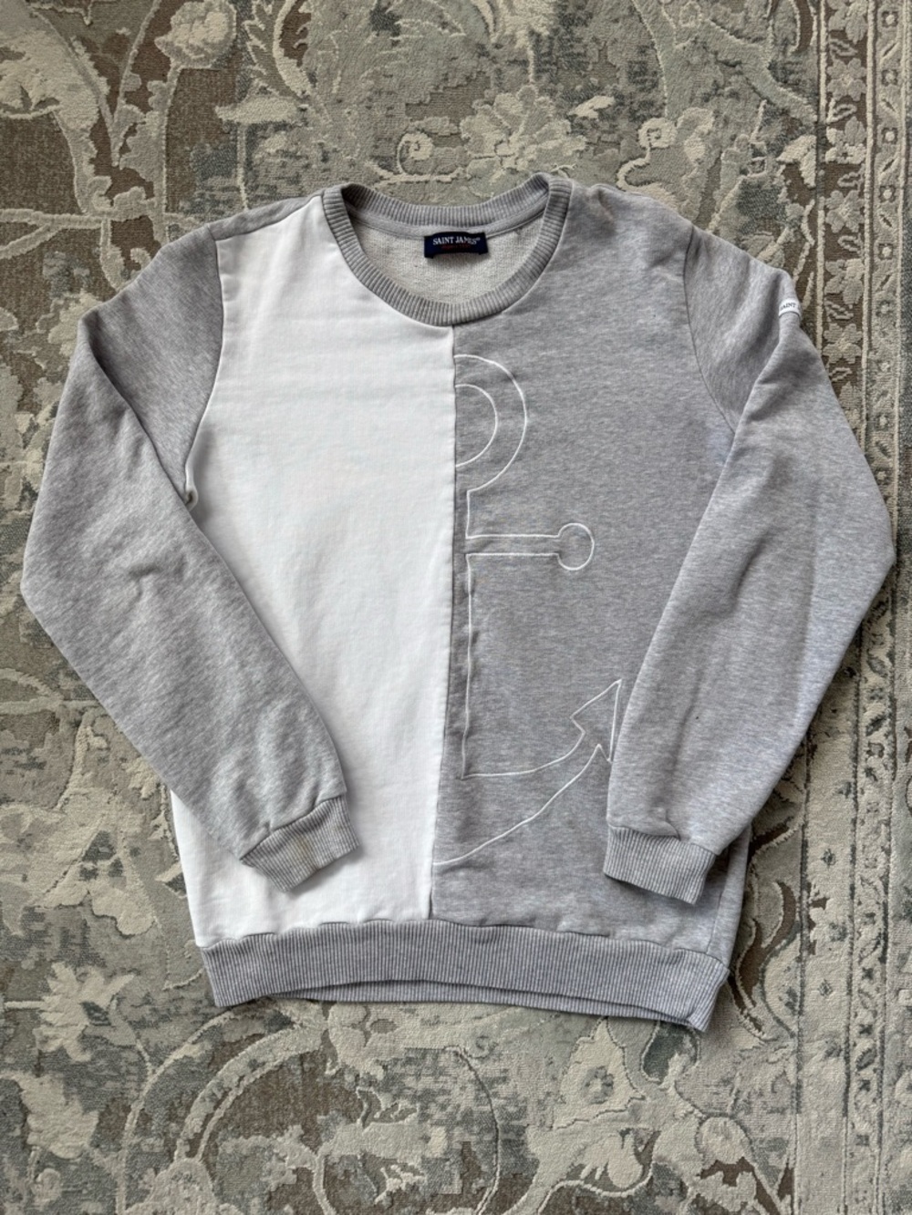 Saint James Nautical Crewneck Sweater